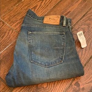 POLO RALPH LAUREN MENS DENIM 32x43 NWT